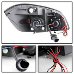 xTune Auto - xTune Auto 9027765 Projector Style Headlights Black/Clear - Image 3