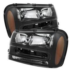 xTune Auto - xTune Auto 9023538 Black/Clear Crystal Headlights - Image 1