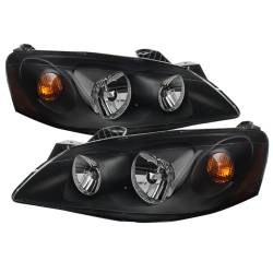 xTune Auto - xTune Auto 9023668 Black/Clear Crystal Headlights - Image 1