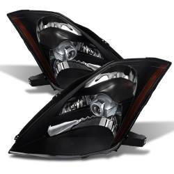 xTune Auto - xTune Auto 9023989 Black/Clear Crystal Headlights - Image 1