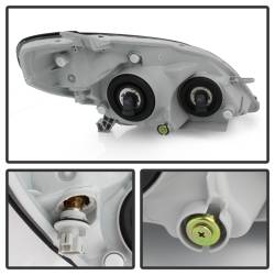 xTune Auto - xTune Auto 9023712 Crystal Headlights Black/Clear - Image 5