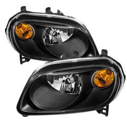 xTune Auto - xTune Auto 9023828 Crystal Headlights Black/Clear - Image 1