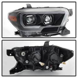 Spyder Auto - xTune 9039256 Auto Light Bar Headlights Black/Clear for Tacoma TRD - Image 2
