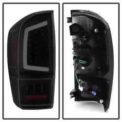 Spyder Auto - xTune Auto 9041693 Black LED Light Bar Taillights/Smoke for 16-19 Toyota Tacoma - Image 2