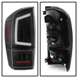 Spyder Auto - xTune Auto 9041686 Black LED Light Bar Taillights/Clear for Toyota Tacoma - Image 2