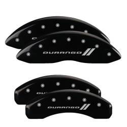 MGP Caliper Covers 12043SDGOBK F/R Gloss Black for 06-10 Dodge RAM 1500 Durango