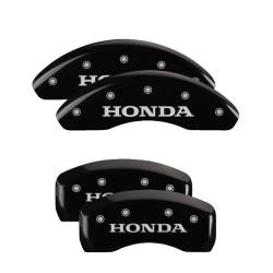 MGP Caliper Covers 20206SHONBK Front/Rear Gloss Black for 11-16 Honda CR-Z