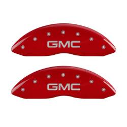 MGP Caliper Covers - MGP Caliper Covers 34207FGMCRD Front 2pc Red GMC Sierra 1500 - Image 1