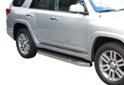 Steelcraft - Steelcraft 133800 Black Running Boards w/Stainless Trim for 10-24 Toyota 4Runner - Image 1