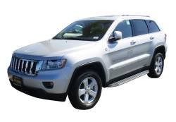 Steelcraft - Steelcraft 123200 Black Running Boards w/SS Trim for 11-21 Jeep Grand Cherokee - Image 1