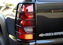 Steelcraft - Steelcraft 30210 Black Taillight Guards for 99-06 Chevy Silverado & GMC Sierra - Image 1