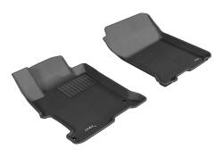 3D MAXpider - MAXpider L1HD04811509 Kagu Floor Mat Front Black Honda Accord Coupe/Sedan - Image 1