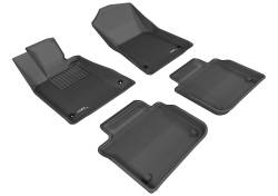 3D MAXpider - 3D MAXpider L1LX02501509 Kagu Floor Mat Front/Rear Black for 13-18 Lexus GS350 - Image 1