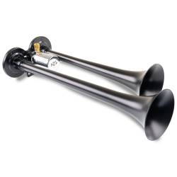 Kleinn Automotive Accessories - Kleinn Automotive 102-1 Blk Dual Air Horn 307 Solenoid w 1/4"OD Airline Input - Image 1