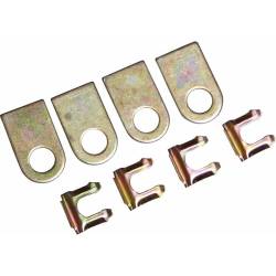 Vintage Parts - Vintage Parts VPABLT1 Brake Line Tab Kit 4 Tabs & Clips - Image 1