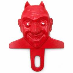 Vintage Parts - Vintage Parts VPALPT001 El Diablo Devil License Plate Topper - Image 1
