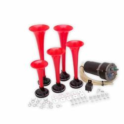 Trigger Horns - Trigger Horns TRGH165 The Roach Coach 5 Trumpet La Cucaracha Air Horn Kit - Image 1