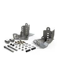 TeraFlex 36-07-01-300 HD Falcon Rear Shock Skid Plates for 07-18 Wrangler JK