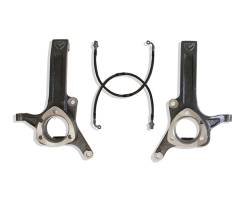 MaxTrac 702235 3.5" Lift Spindles + Brake Lines for 03-08 RAM 2500 2WD