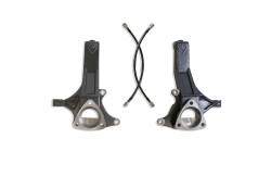 MaxTrac 702145 4.5" Lift Spindles + Brake Lines for 02-08 RAM 1500 2WD