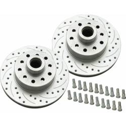 Helix Suspension - Helix HEXBR8 SureStop Drilled Slotted 11" 5 Bolt for Mustang II Rotors - Image 1