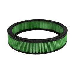 Green Filter 2012 Round Air Filter 3" H 12" ID 14" OD 14" Top
