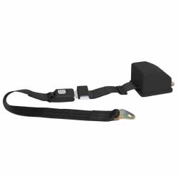 Safe-T-Boy - Safe-T-Boy STBSB2RSBK 2Pt Black Retractable Standard Buckle Seat Belt Each - Image 1