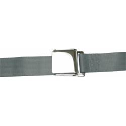 Safe-T-Boy - Safe-T-Boy STBSB2LACH 2Pt Lap Belt w/Airplane Buckle Charcoal Each - Image 1