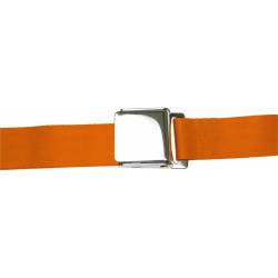 Safe-T-Boy - Safe-T-Boy STBSB2LAOR 2pt Orange Lap Belt Airplane Buckle Each - Image 1