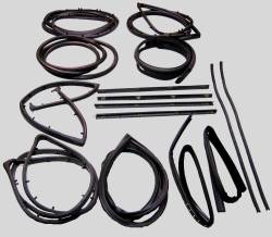 Fairchild Industries - Fairchild Industries KD4006 Weatherstrip Kit Front for Jeep CJ5/CJ6 - Image 1