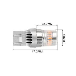 ARC Lighting - ARC Lighting Tiny Monster ECO Series 7440/7443 LED Bulbs Amber PAIR 3173A - Image 3