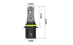 ARC Lighting - ARC Lighting Tiny Monster Concept Series 9004 LED Headlight Bulb Kit PAIR 21941 - Image 4