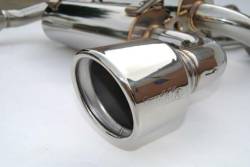 Invidia - Invidia HS02N3ZGIS Gemini Exhaust 60mm Tip 110mm Tip Style Rolled SS - Image 3