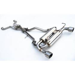 Invidia - Invidia HS02N3ZGIS Gemini Exhaust 60mm Tip 110mm Tip Style Rolled SS - Image 2