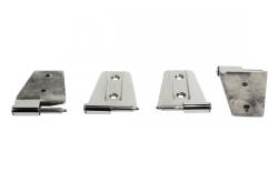 Kentrol - Kentrol 30575 Polished Silver 4PC Door Hinge Set for 07-18 Jeep Wrangler JK 2DR - Image 3