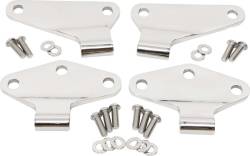 Kentrol - Kentrol 30580 Polished Body Door Hinge Set 4pc for 07-18 Jeep Wrangler JK 2DR - Image 1