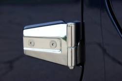 Kentrol - Kentrol 30575 Polished Silver 4PC Door Hinge Set for 07-18 Jeep Wrangler JK 2DR - Image 7