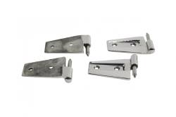 Kentrol - Kentrol 30575 Polished Silver 4PC Door Hinge Set for 07-18 Jeep Wrangler JK 2DR - Image 4