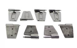 Kentrol - Kentrol 30576 Polished Silver Door Hinge Set 8pc for 07-18 Jeep Wrangler JK 4DR - Image 3
