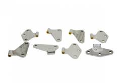 Kentrol - Kentrol 30581 Polished Body Door Hinge Set 8pc for 07-18 Jeep Wrangler JK 4DR - Image 2