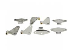 Kentrol - Kentrol 30581 Polished Body Door Hinge Set 8pc for 07-18 Jeep Wrangler JK 4DR - Image 3