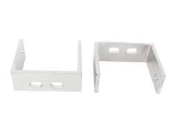 Kentrol - Kentrol 30527 Polished Rear Bumper Brackets Pair for 87-95 Jeep Wrangler YJ - Image 2