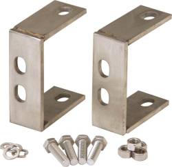 Kentrol - Kentrol 30527 Polished Rear Bumper Brackets Pair for 87-95 Jeep Wrangler YJ - Image 1