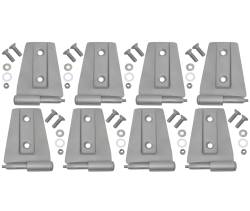 Kentrol - Kentrol 40576 Bare Grey Door Hinge Set 8pc for 07-18 Jeep Wrangler JK 4DR - Image 1