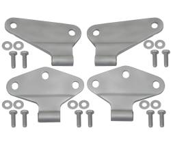 Kentrol - Kentrol 40580 Bare Grey Body Door Hinge Set 4pc for 07-18 Jeep Wrangler JK 2DR - Image 1