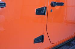 Kentrol - Kentrol 80576 Textured Black Door Hinge Set 8Pc for 07-18 Jeep Wrangler JK 4DR - Image 8