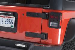 Kentrol - Kentrol 80578 Textured Black Rear Tailgate Hinge Pair for 07-18 Jeep Wrangler JK - Image 6