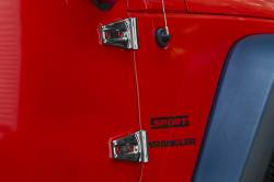 Kentrol - Kentrol 30021 Polished Door Hinge Overlays 8pc for 07-18 Jeep Wrangler JK 4DR - Image 6