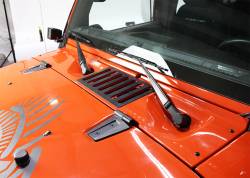 Kentrol - Kentrol 80583 Black Hood Vent for 07-18 Jeep Wrangler JK - Image 7