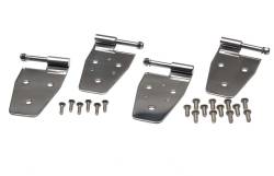 Kentrol - Kentrol 30525 Polished Door Hinge Set 4pc for 97-06 Jeep Wrangler TJ - Image 1
